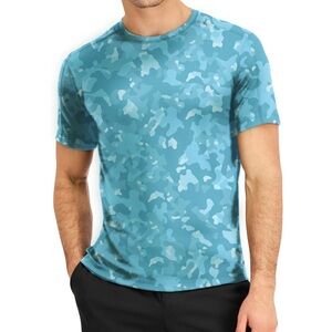 ID Ideology Men's Birdseye Printed Training T-Shirt Size 2XL